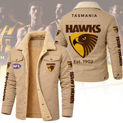 Hawthorn Football Club AFL Cargo Fleece Jacket v1