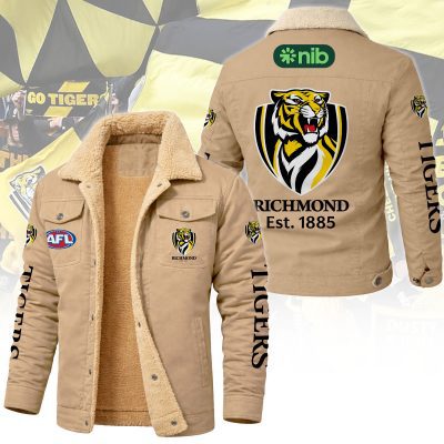 Richmond Football Club AFL Cargo Fleece Jacket v1