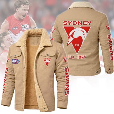 Sydney Swans AFL Cargo Fleece Jacket v1