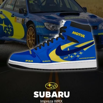 Impreza WRX High Top Shoes - CarRacing shoes