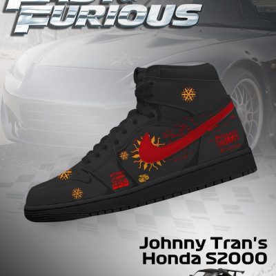 Johnny Tran's S2000 V.1 Fast and Furious High Top Shoes - CarRacing shoes