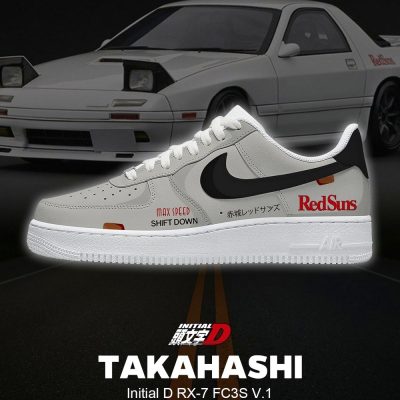 Keisuke RX-7 FC3S V.1 AF1 Shoes - CarRacing shoes