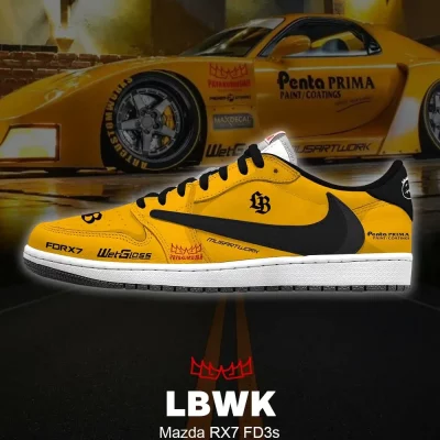 LBWK RX-7 FD3s V.2 Low Top Shoes - CarRacing shoes