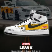LBWK S15 Garasi Drift No.12 High Top Shoes - CarRacing shoes