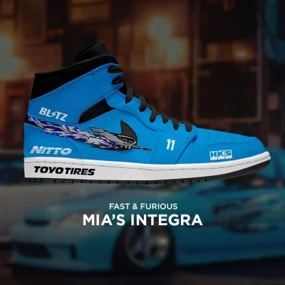 Mias Integra Fast and Furious New Edition High Top Shoes - CarRacing shoes