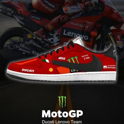 MotoGP Duca Len Team Low Top Shoes - CarRacing shoes