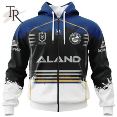 NRL Parramatta Eels Special Faded Design Hoodie
