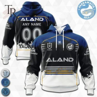 NRL Parramatta Eels Special Faded Design Hoodie