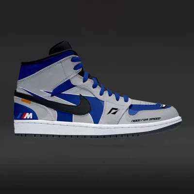 Player BMW M3 Need For Speed Edition High Top Shoes - CarRacing shoes