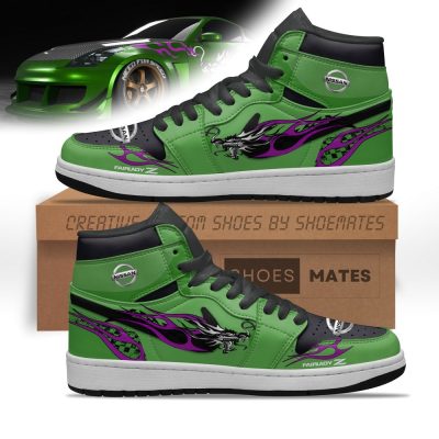 Rachel 350Z AJ1 High Top Shoes - CarRacing shoes