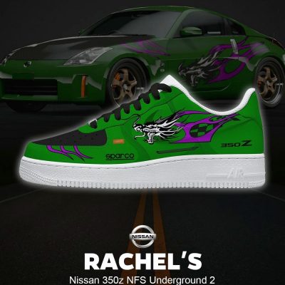 Rachel's 350z Underground 2 AF1 Shoes - CarRacing shoes