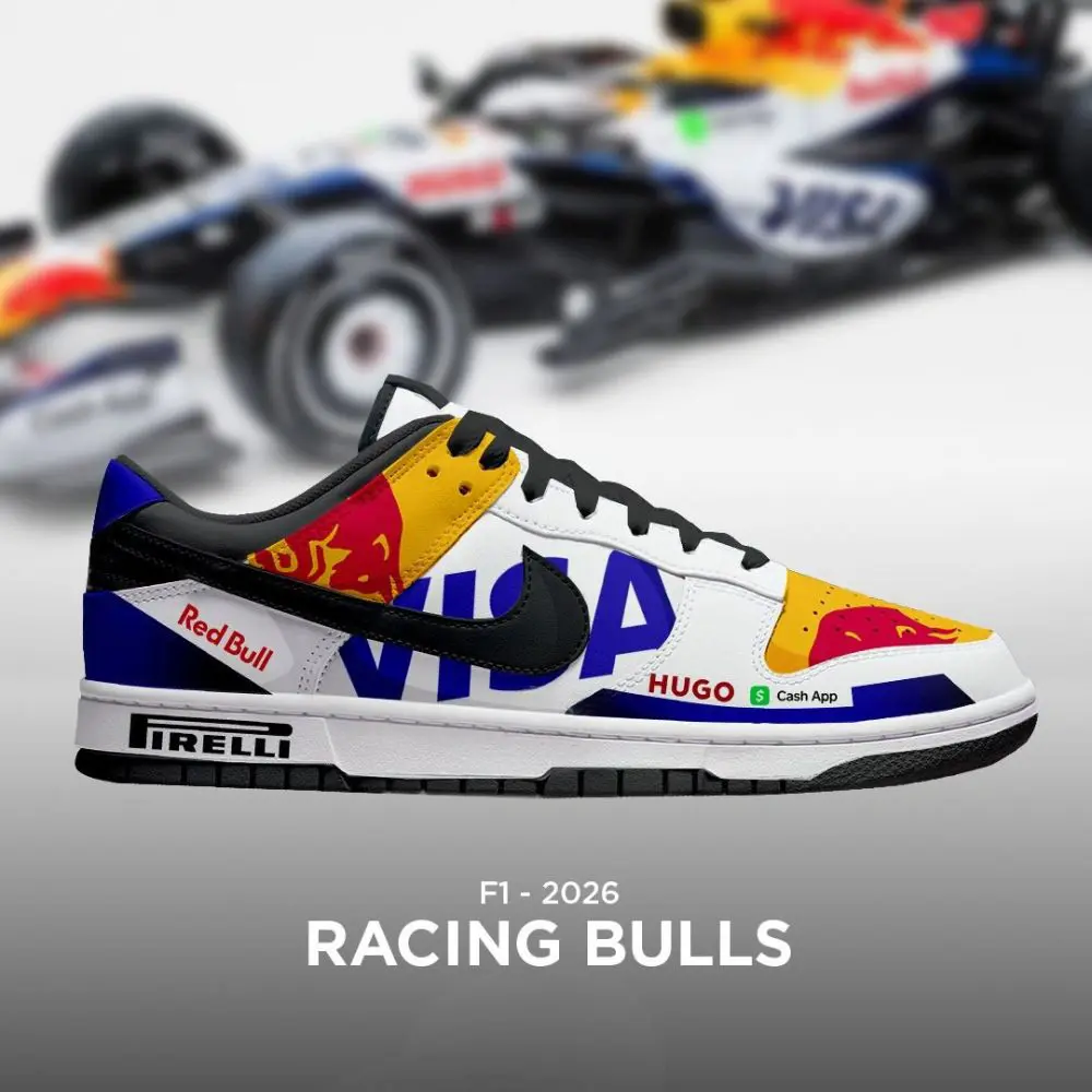 Racing Bulls F1 New Season Air Jordan 1 Low - CarRacing shoes Racing Bulls F1 New Season Air Jordan 1 Low - CarRacing shoes