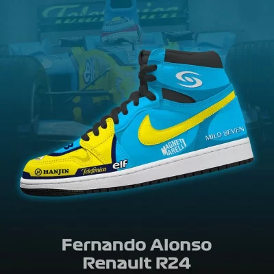 Renault R24 V.2 High Top Shoes - CarRacing shoes
