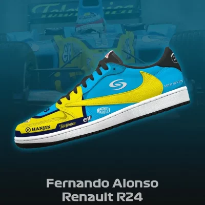 Renault R24 V.3 Air Jordan 1 Low - CarRacing shoes