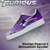 Roman Pearce's Spyder Fast and Furious AF1 Shoes - CarRacing shoes