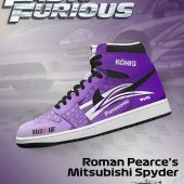 Roman Pearce's Spyder V.2 Fast and Furious High Top Shoes - CarRacing shoes