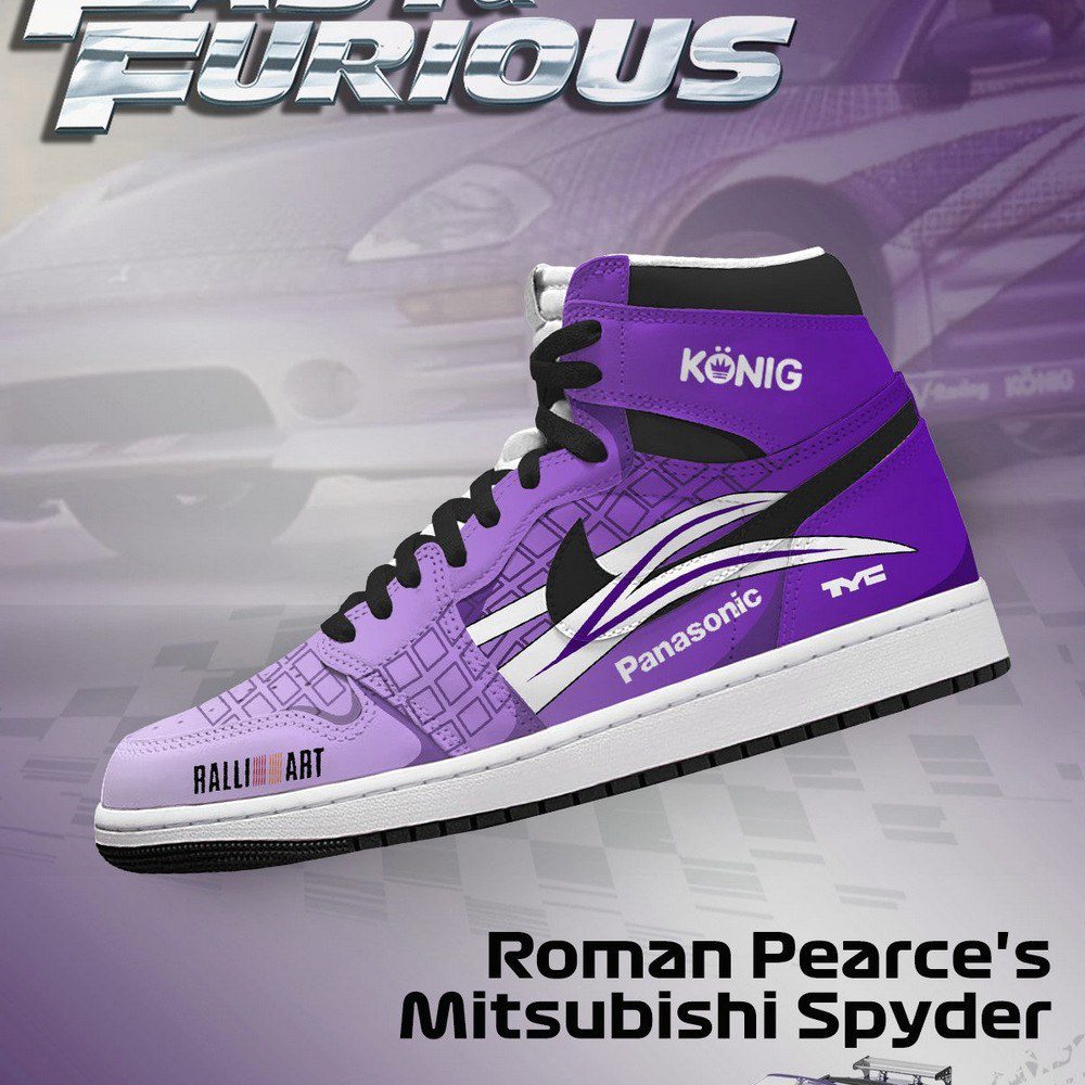 Roman Pearce's Spyder V.2 Fast and Furious High Top Shoes - CarRacing shoes Roman Pearce's Spyder V.2 Fast and Furious High Top Shoes - CarRacing shoes