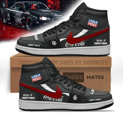 RX-7 Liberty Walk AJ1 High Top Shoes - CarRacing shoes