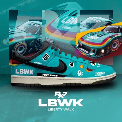 RX7 Liberty Walk Dunk Shoes - CarRacing shoes