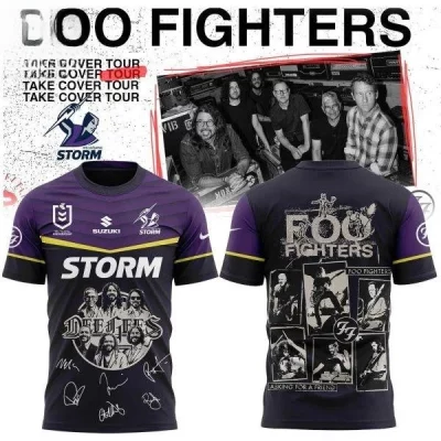 Melbourne Storm NRL Foo Fighters 2026 Australia Stadium Tour Jersey