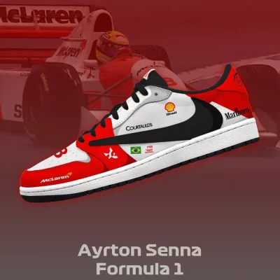 Senna F.1 V.3 Air Jordan 1 Low - CarRacing shoes