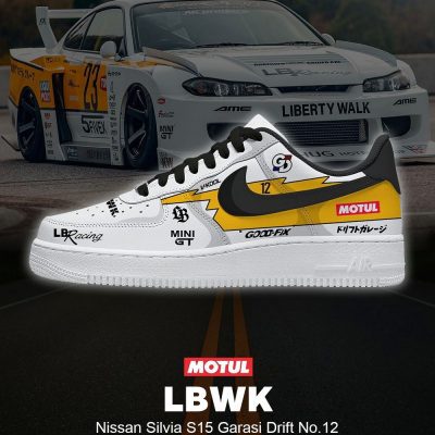 Silvia S15 Garasi Drift No 12 AF1 Shoes - CarRacing shoes