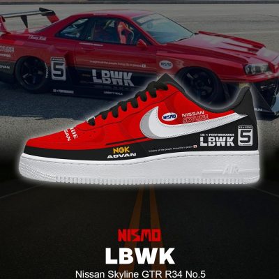 Skyline GTR R34 No 5 AF1 Shoes - CarRacing shoes