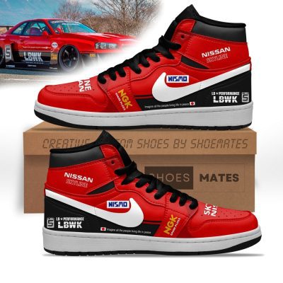 Skyline Liberty Walk AJ1 High Top Shoes - CarRacing shoes