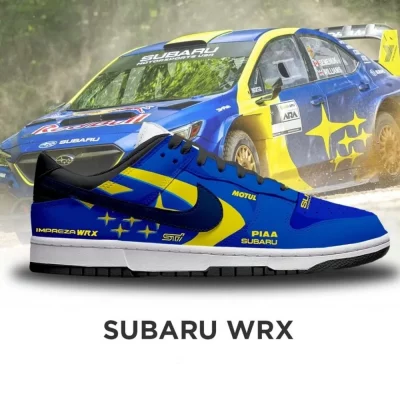 Subaru Wrx Car Racing Special Air Jordan 1 Low - CarRacing shoes