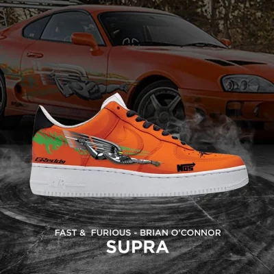 Supra Brian O'Connor Fast and Furious Low Top Shoes - CarRacing shoes