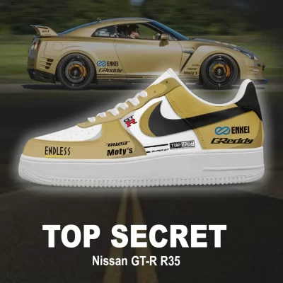 Top Secret Nissan GT-R Low Top Shoes - CarRacing shoes