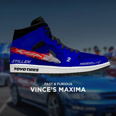 Vinces Maxima Fast and Furious New Edition High Top Shoes - CarRacing shoes