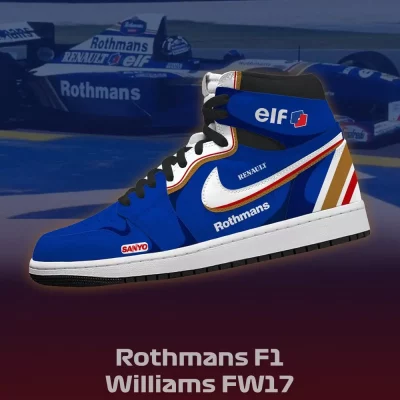 Williams FW17 F.1 V.1 High Top Shoes - CarRacing shoes