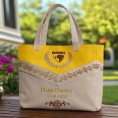 Hawthorn Hawks AFL Custom name Quilted Tote Bag v2