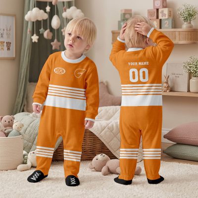 GWS Giants AFL Personalized Children's Romper v1