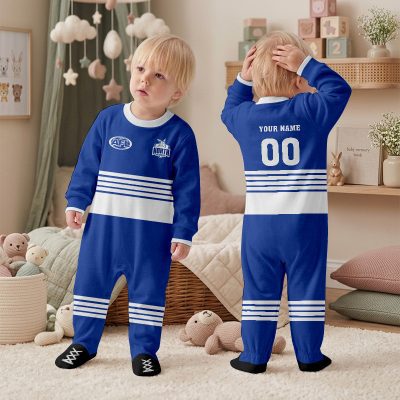 North Melbourne AFL Personalized Children's Romper v1