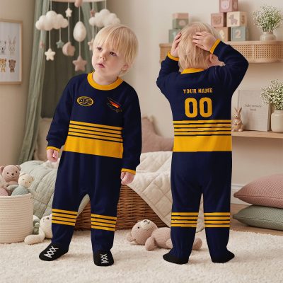 Adelaide Crows AFL Personalized Children's Romper v1