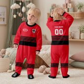 St Kilda Saints AFL Personalized Children's Romper v1