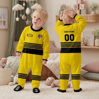 Richmond Tigers AFL Personalized Children's Romper v1