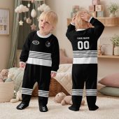 Collingwood Magpies AFL Personalized Children's Romper v1