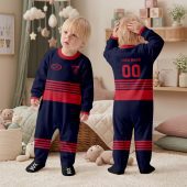 Melbourne Demons AFL Personalized Children's Romper v1