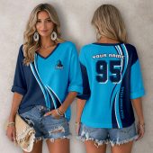 NRL Gold Coast Titans Personalized Long Sleeves V-neck Shirt v5