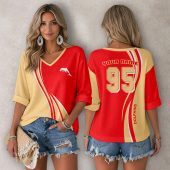 NRL Dolphins Personalized Long Sleeves V-neck Shirt v5