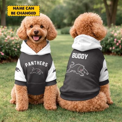 Custom Name NRL Penrith Panthers PET Hoodie v1