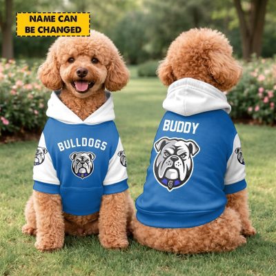 Custom Name NRL Canterbury-Bankstown Bulldogs PET Hoodie v1