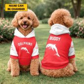 Custom Name NRL Dolphins PET Hoodie v1