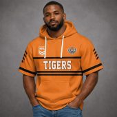 Custom Name NRL Wests Tigers Short Sleeves Hoodie v1