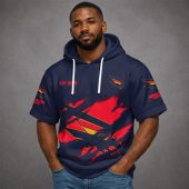 Adelaide Crows AFL Custom name Short Sleeves Hoodie v1
