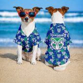 Personalized NRL New Zealand Warriors PET Hawaiian Shirt