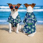 Personalized NRL Canberra Raiders PET Hawaiian Shirt